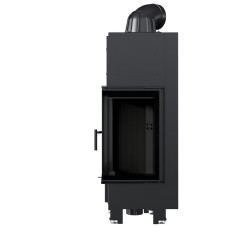 Камінна топка Kratki MBN 10 права BS black thermotec