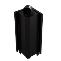 Камінна топка Kratki MBN 10 права BS black thermotec