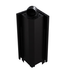Камінна топка Kratki MBN 10 права BS black thermotec