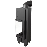 Камінна топка Kratki MBN 10 ліва BS black thermotec   