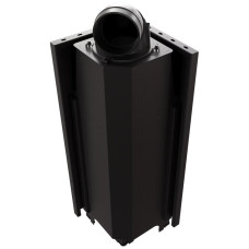 Камінна топка Kratki MBN 10 ліва BS black thermotec   