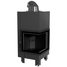 Камінна топка Kratki MBN права BS black thermotec