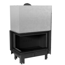 Камінна топка Kratki MBO 15 ліва BS гільйотина black thermotec