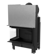 Камінна топка Kratki MBO 15 ліва BS гільйотина black thermotec