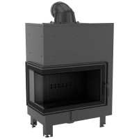 Камінна топка Kratki MBO 15 ліва BS black thermotec