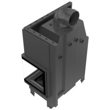 Камінна топка Kratki MBO 15 права BS black thermotec