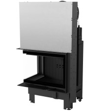 Камінна топка Kratki MBZ 13 ліва BS гільйотина black thermotec