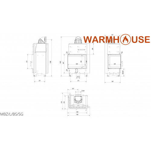 Сталевий камін Kratki MBZ лівий 13 кВт / Ø 200 мм гнуте шкло ➡️ інтернет - магазин WARMHOUSE Львів Сталевий камін Kratki MBZ лівий 13 кВт / Ø 200 мм гнуте шкло ➡️ інтернет - магазин WARMHOUSE Львів