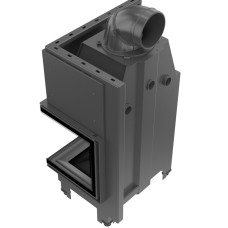 Камінна топка Kratki MBZ 13 права BS black thermotec