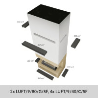 Камінна топка Kratki NBC 680/280 гільйотина black thermotec