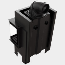 Камінна топка Kratki NBC 7 ліва/права BS з боковим відкриванням дверей (7.0 кВт) black thermotec