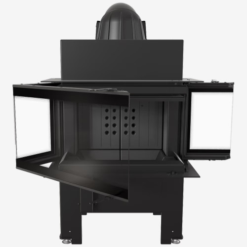 Сталевий камін Kratki NBC 680/280 лівий правий 7 кВт Ø 160 мм black thermotec ➡️ інтернет - магазин WARMHOUSE Львів Сталевий камін Kratki NBC 680/280 лівий правий 7 кВт Ø 160 мм black thermotec ➡️ інтернет - магазин WARMHOUSE Львів