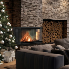 Камінна топка Kratki NBC 800/400 гільйотина black thermotec