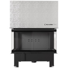 Камінна топка Kratki NBC 1000/400 гільйотина black thermotec