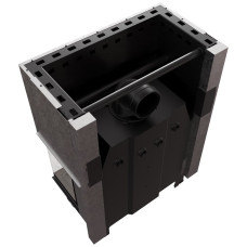 Камінна топка Kratki NBC 1000/400 гільйотина black thermotec