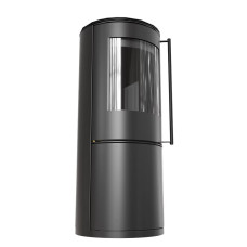 Печь каминная Kratki Koza Picard black thermotec