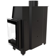 Камінна топка Kratki Simple S права BS (6,0 кВт) black thermotec