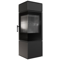Піч камінна Kratki Thor 8 black thermotec