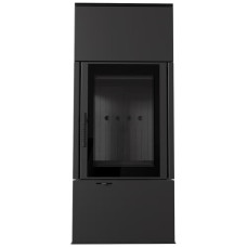 Печь каминная Kratki Thor 8 view black thermotec
