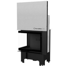 Камінна топка Kratki VN 700/480 ліва BS гільйотина black thermotec