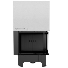 Камінна топка Kratki VN 700/480 права BS гільйотина black thermotec