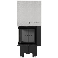 Камінна топка Kratki VN 480/480 ліва BS гільйотина black thermotec