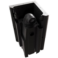 Камінна топка Kratki VN 480/480 ліва BS гільйотина black thermotec