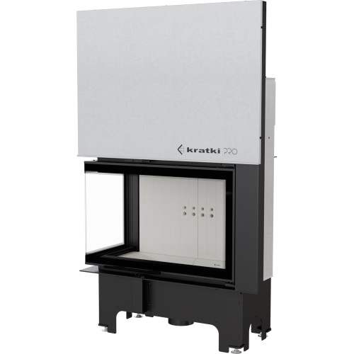 Сталевий камін Kratki VNL 810/410 14 кВт / Ø 200 мм Lift-up / гільйотина відкриття вгору ➡️ інтернет - магазин WARMHOUSE Львів