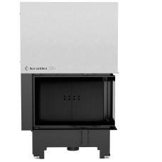 Камінна топка Kratki VN 810/410 права BS гільйотина black thermotec