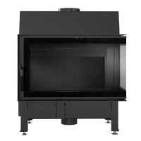 Камінна топка Kratki Zibi 12 права BS Deco black thermotec