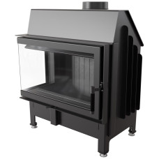 Камінна топка Kratki Zibi 12 ліва BS black termotec