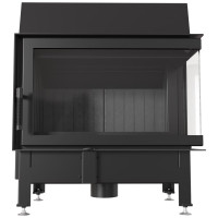 Камінна топка Kratki Zibi 12 права BS black termotec