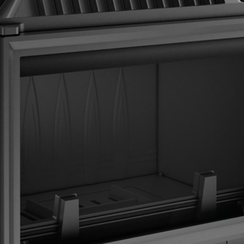 Камін чавунний Kratki Zuzia Eco Deco 12 кВт / Ø 200 мм ➡️ інтернет - магазин WARMHOUSE Львів