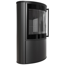 Печь каминная Kratki Bjorn black thermotec