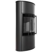 Піч камінна Kratki Bjorn/W black thermotec