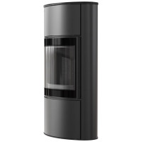 Піч камінна Kratki Bjorn/W black thermotec