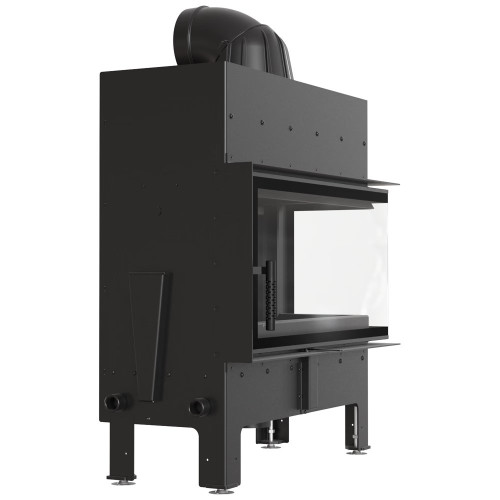 Камін сталевий Kratki Flok L правий 12 кВт Ø 200 мм black thermotec ➡️ інтернет - магазин WARMHOUSE Львів Камін сталевий Kratki Flok L правий 12 кВт Ø 200 мм black thermotec ➡️ інтернет - магазин WARMHOUSE Львів