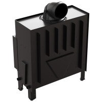 Камінна топка Kratki Floki L 12 кВт/Ø200мм black thermotec