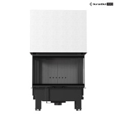 Камінна топка Kratki Regnor 800/400 гільйотина black thermotec