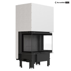 Камінна топка Kratki Regnor 800/400 гільйотина black thermotec