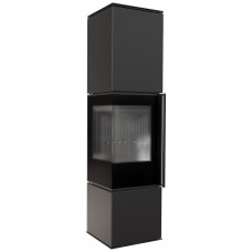 Печь каминная Kratki Ren/L левая black thermotec