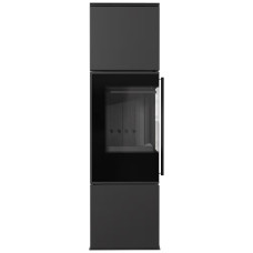 Печь каминная Kratki Ren/M левая black thermotec