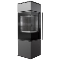 Піч камінна Kratki Ren/S ліва black thermotec