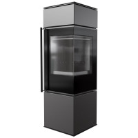 Піч камінна Kratki Ren/S права black thermotec