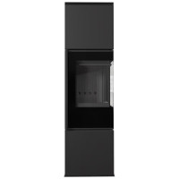Піч камінна Kratki Ren/M права black thermotec