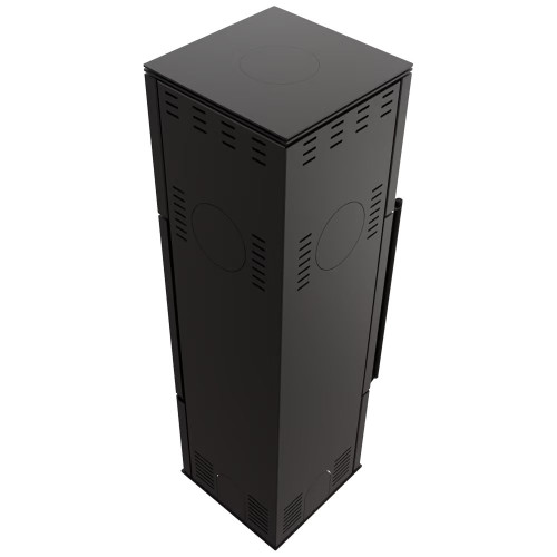 Пічка камін сталева на дровах Kratki Ren/M права Ø150мм / 7 кВт black thermotec ➡️ купити в магазині у Львові WARMHOUSE