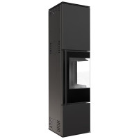 Піч камінна Kratki Ren/L права black thermotec