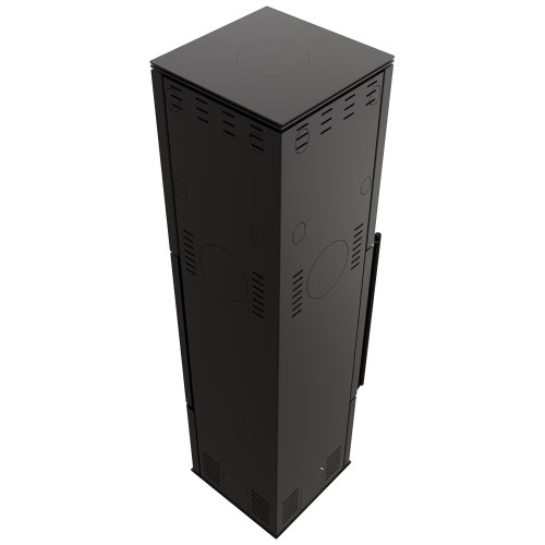 Пічка камін сталева на дровах Kratki Ren/L права Ø150мм / 7 кВт black thermotec ➡️ купити в магазині у Львові WARMHOUSE