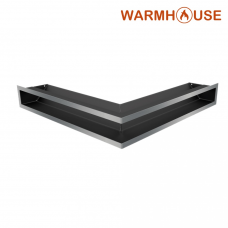Решетка вентиляционная угловая Luft 560*560*90mm (шлифованная)