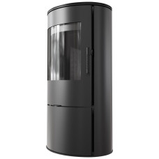 Печь камин Kratki Koza Rollo black thermotec